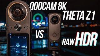 BEST Raw 360 Photo Camera of 2020 - Ricoh Theta Z1 vs Qoocam 8K + Pro HDR workflow tutorial