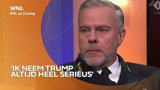 Afzwaaiend NAVO-topman Rob Bauer: 'Ik neem Trump altijd heel serieus'