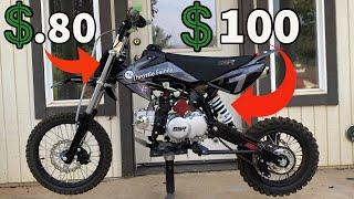 Upgrading The PIT BIKE Suspension FOR ONLY $100 IS IT WORTH IT ???!!!