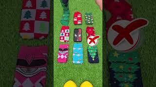 Choose the right pair of Christmas socks  Clean your feet #shorts #satisfying #love