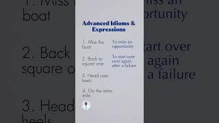 4 Idioms That Instantly Make You Sound Smarter in English!