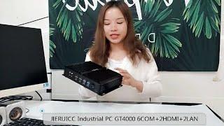 JIERUICC Industrial Mini PC GT4000 6COM 2LAN 2HDMI Introduction