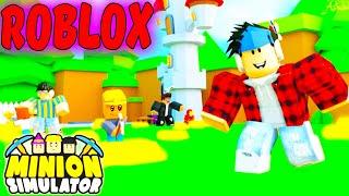 ROBLOX. Симулятор миньона. НУБ играет. Первое знакомство с игрой