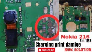 Nokia 216 rm-1187 charging jumper solution | Nokia 216 charging not show solution