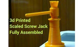 Screw Jack 3d scaled Model full assembly - world of 3d models