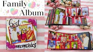 Family Album.Handmade Family Album.Family Photo Album.Family Scrapbook.Handmade Scrapbook Ideas