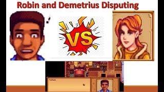 Demetrius And Robin Fight and After What Happened in Stardew Valley