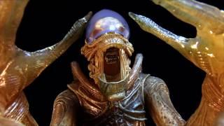 NECA ALIEN 1/4 SCALE XENOMORPH - TRANSLUCENT PROTOTYPE SUIT - BIG CHAP FIGURE REVIEW