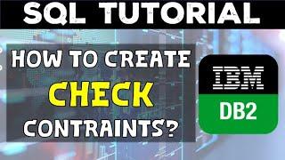 How to create a Check Constraint DB2 UDB? #DB2udb #checkconstraint #constraints #SQL