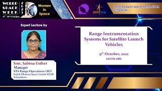Range Instrumentation Systems for Satellite Launch Vehicles by Manager RO, SHAR