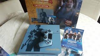 Распаковка PlayStation 4 1TB Uncharted 4 Bundle