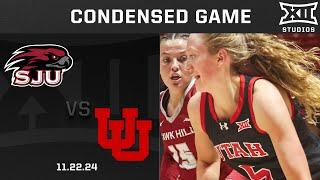 Saint Joseph's vs. Utah Condensed Game | 2024-25 Big 12 Women's Basketball