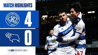 CHAIR BRACE IN RANGERS ROUT | Match Highlights | QPR 4-0 Derby County