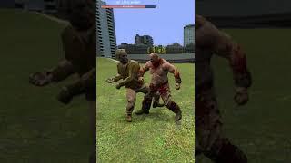 Chris Walker vs Jack baker #short#npcbattle#garrysmod#gmod#residentevil#outlast