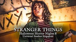 STRANGER THINGS at Halloween Horror Nights 8 2018 SINGAPORE walkthrough