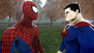 SPIDERMAN VS SUPERMAN - THE AMAZING SPIDER-MAN VS MAN OF STEEL