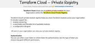 Using the Private Registry in Terraform Cloud - HashiCorp Terraform Associate (003)