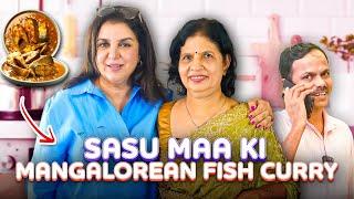 Sasu Maa Cooks Mangalorean Fish Curry For Me! First Time In 20 Years! | @FarahKhanK