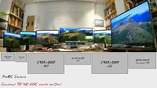 20241204 Mac Mini M1 MacOS Sonoma 14.6.1 six monitors experimental experiment 8K 7680x4320