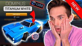 *NEW* TITANIUM WHITE DOMINUS IS IN THE ITEM SHOP (Rocket League Update News)