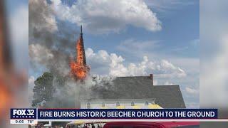 Illinois church fire: 150 years of history gone in a matter of hours