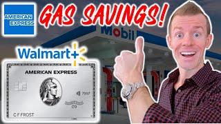 *NEW BENEFIT!* Amex Platinum Walmart Plus GAS DISCOUNT! (How to Use It)