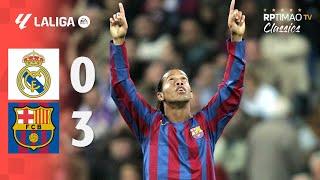 Real Madrid 0 x 3 Barcelona ● La Liga 05/06 Extended Goals & Highlights HD