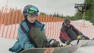 Learn to snowboard at Timberline on Mt. Hood