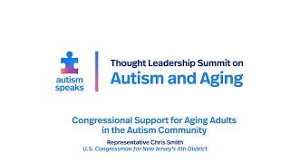 Congressional Support for Aging Adults in the Autism Community