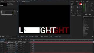 After Effects — Stretching Text