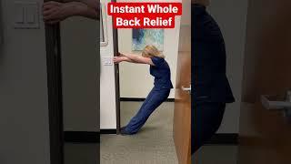 Whole Back Relief in Seconds #stretching #chiropractic #stretching #myofascialrelease #dryneedling