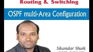 OSPF multi-Area Configuration - Video By Sikandar Shaik || Dual CCIE (RS/SP) # 35012