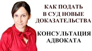 КАК ПОДАТЬ В СУД НОВЫЕ ДОКАЗАТЕЛЬСТВА: адвокат Москаленко А.В.