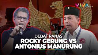 'Serangan Balik' Rocky Gerung Untuk Antonius Manurung Perihal Ideologi Pancasila