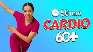 50-Minute AEROBIC Exercise Routine for ACTIVE Older Adults | Mariana Quevedo