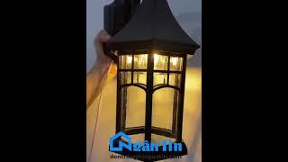 Đèn ốp tường gắn tường treo tường ngoài trời mái hiên 12W 220V VNT6738 Ngân Tin #dengantuong