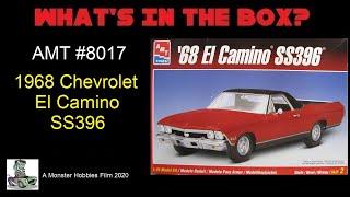 What's In the Box? AMT 8017 1968 Chevrolet El Camino SS396 Model Kit Review