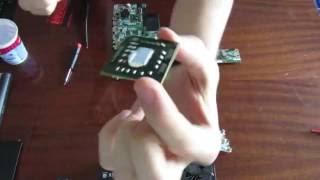 Замена CPU в HP 635 (разборка/сборка ноутбука, замена процессора / disassembly and CPU replacing