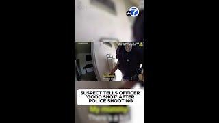 Suspect tells officer 'good shot' after police shooting in South LA