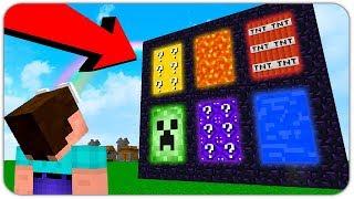 NOOB FOUND PORTALS TO *NEW* DIMENSIONS IN MINECRAFT!