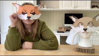 How to make a Cardboard Fox Mask