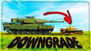 I Downgrade My Tank For Every Kill in War Thunder!