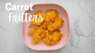 Quick and Healthy Carrot Fritters  | Babies and Toddlers | White Pot @Mywhitepot