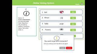 Online Voting System Project in ASP.NET CORE