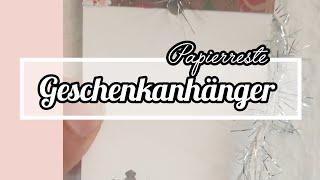 Last Minute Gifttag* Schnell und Einfach* Handstanzen* Restepapier