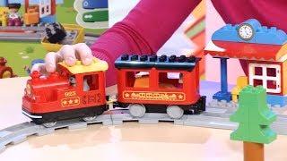 Поезд LEGO DUPLO TOWN - Игроблог с Хрюшей  - Распаковка и обзор - Играем с игрушками