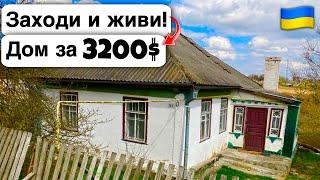  Заходи и живи! Дом в селе за 3200$ Продажа недвижимости за копейки! Всё есть Уютное тихое село!