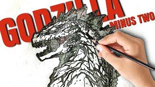 Godzilla Minus Two Concept Art REVEALED! Epic Sketch | Outline Method