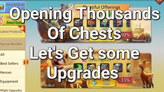 Lords Mobile ~ Buying Packs And Upgrading Stats