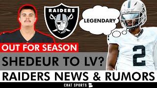 JUICY Raiders Rumors: Shedeur Sanders A Raider? Desmond Ridder Time After Aidan O’Connell Injury